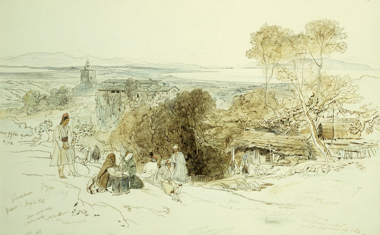 Camerino, 1849 - Edward Lear