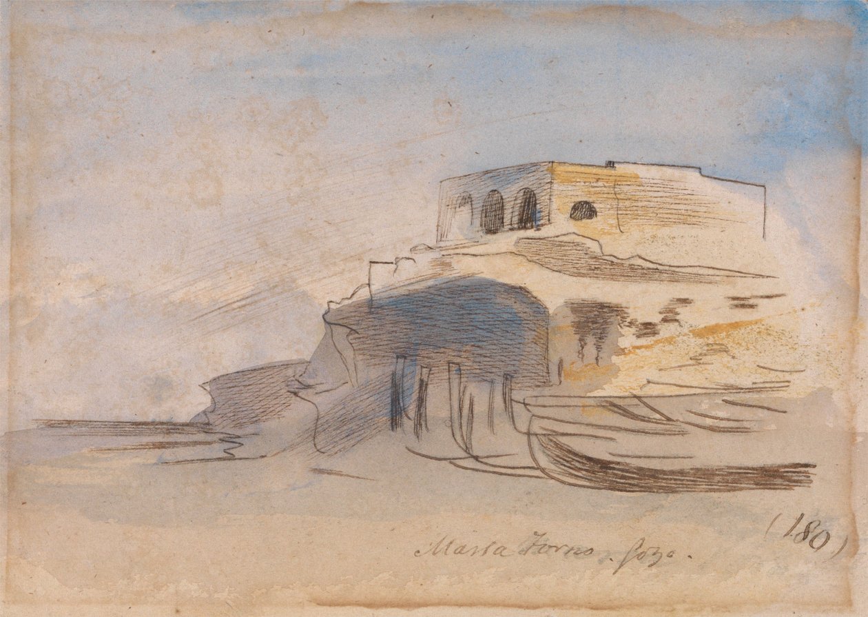 Edward Lear, Mass Oven, Gozo - Edward Lear