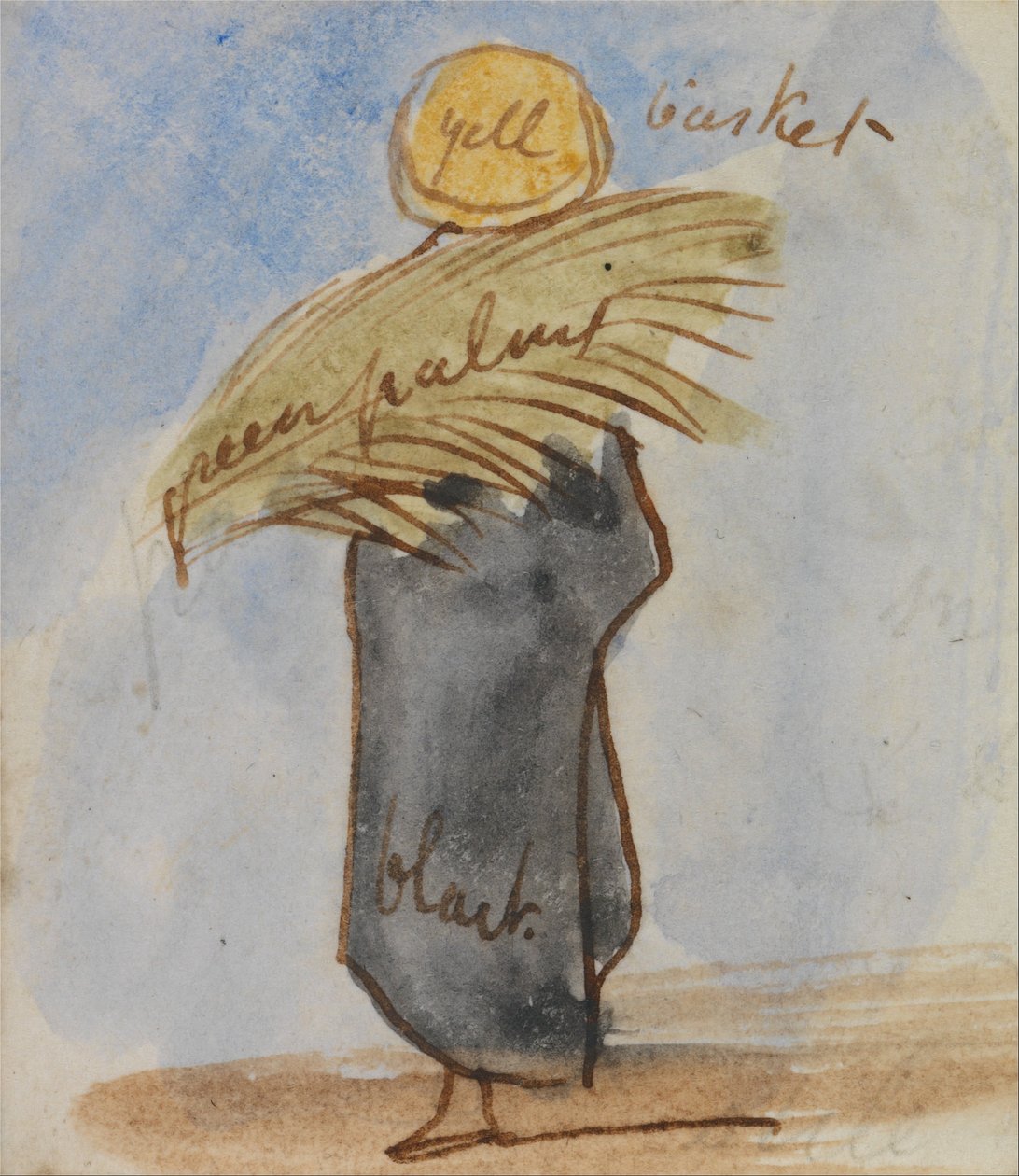 Homme égyptien - Edward Lear