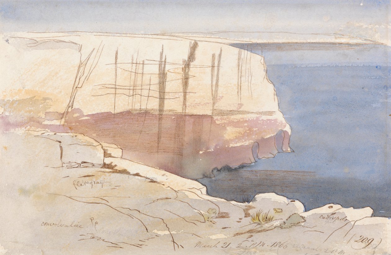 Gozo, près de Malte - Edward Lear