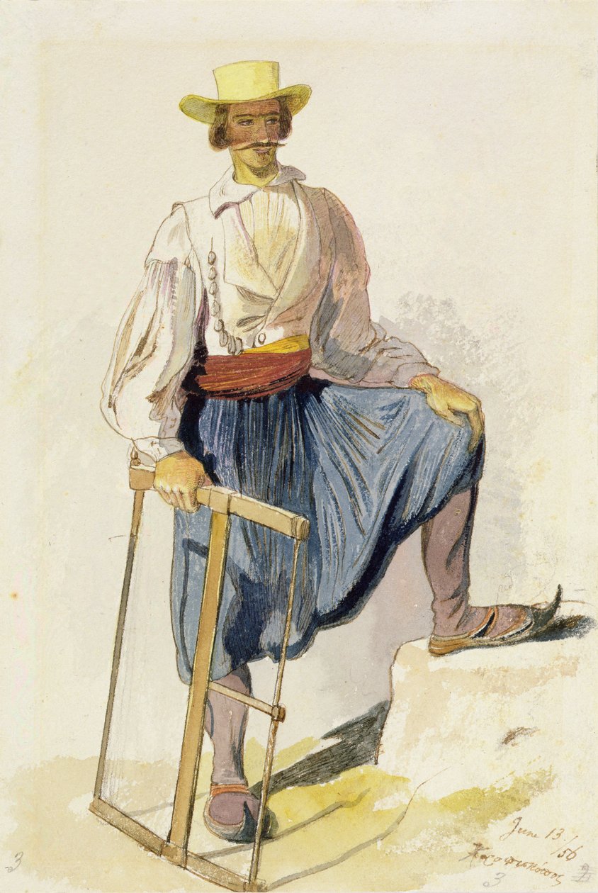 Bûcheron Grec - Edward Lear