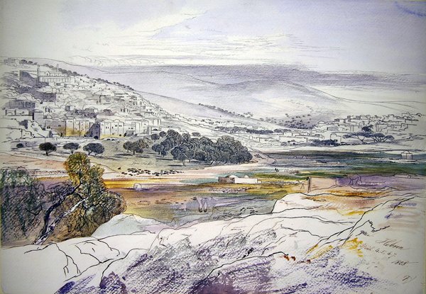 Hébron - Edward Lear