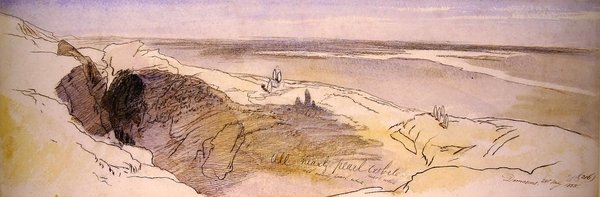 Dans le désert près de Damas - Edward Lear