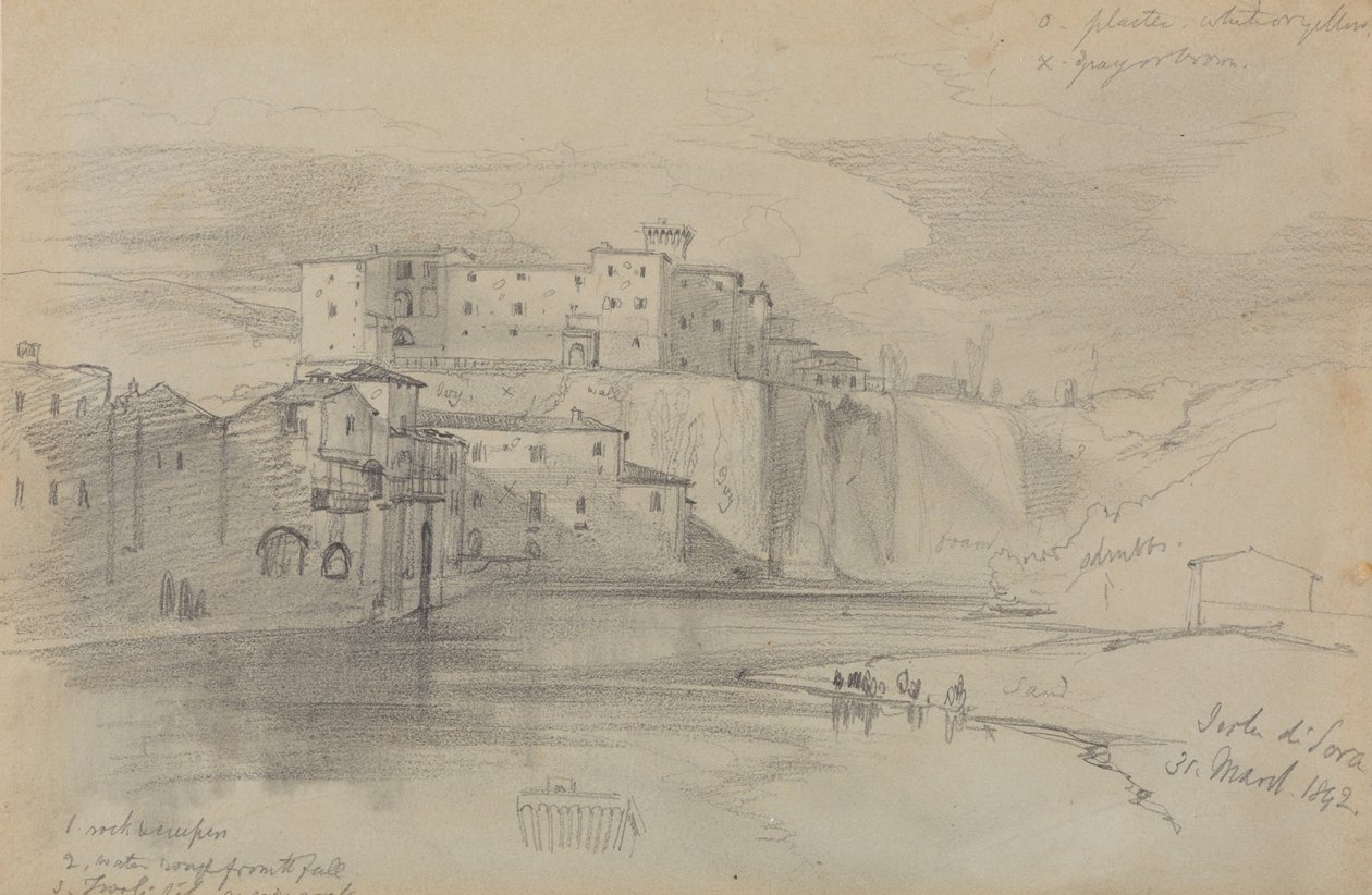 Île de Sora, 31 mars 1842 - Edward Lear