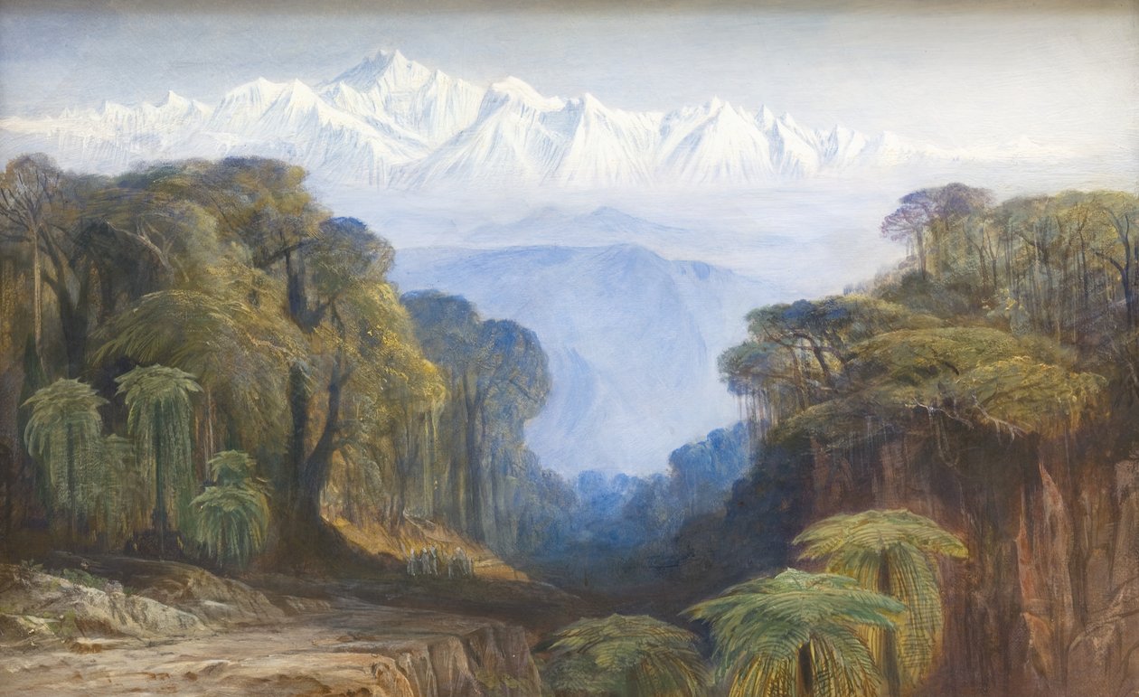 Kinchinjunga, 1877 - Edward Lear