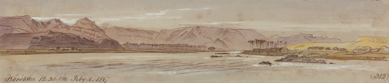 Korosko - Edward Lear