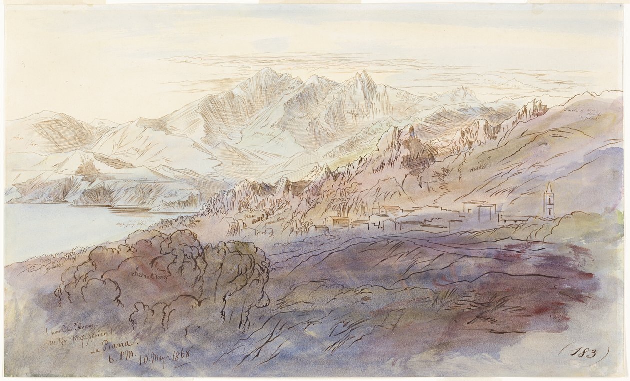 La Piana - Edward Lear