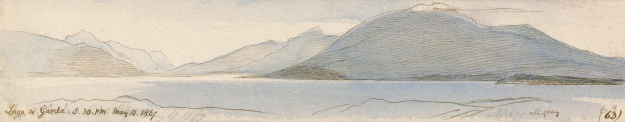Lac de Garde - Edward Lear