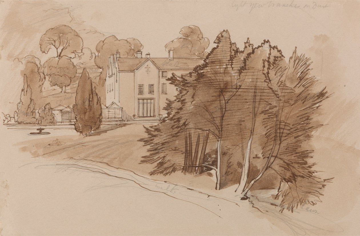 Manoir (Knowsley Lane ) - Edward Lear
