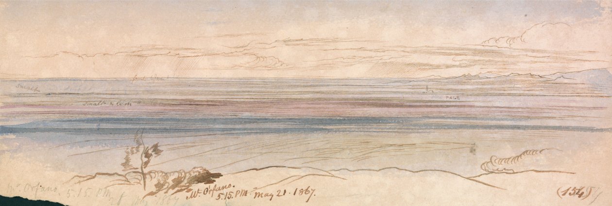 Mt. Orfano - Edward Lear