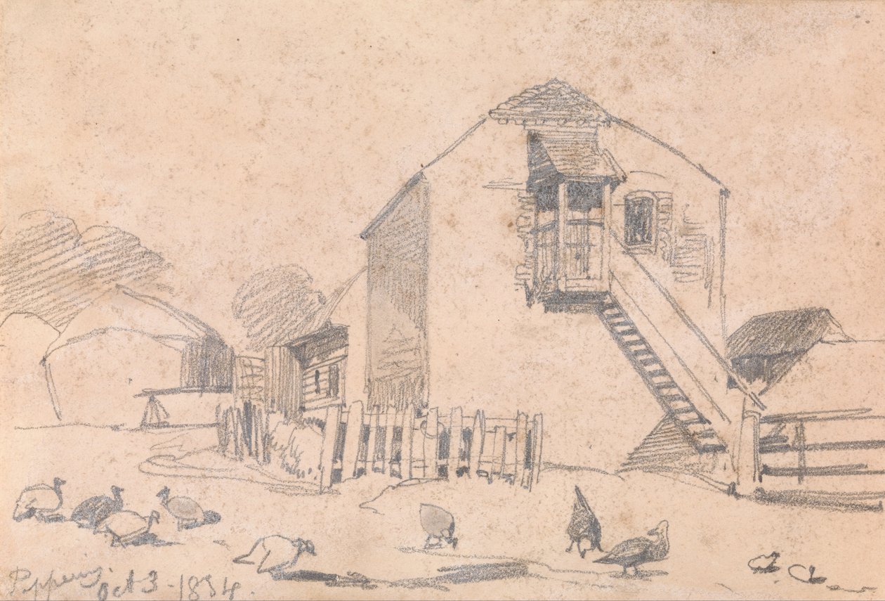Peppering, 3 octobre 1834 - Edward Lear