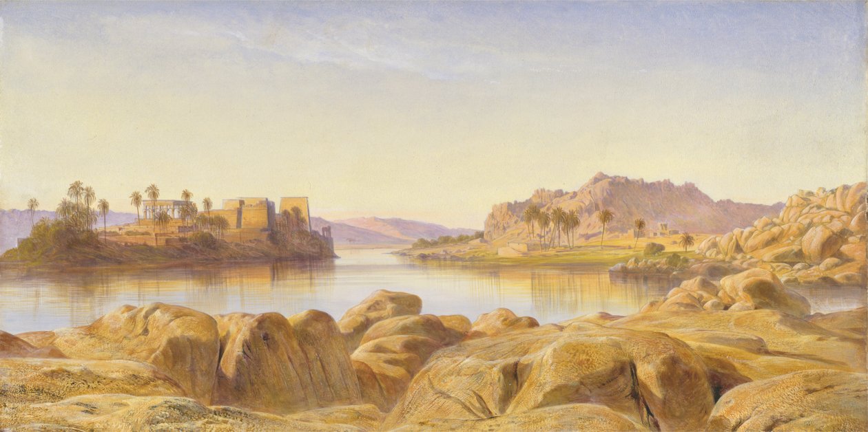 Philae, Égypte - Edward Lear