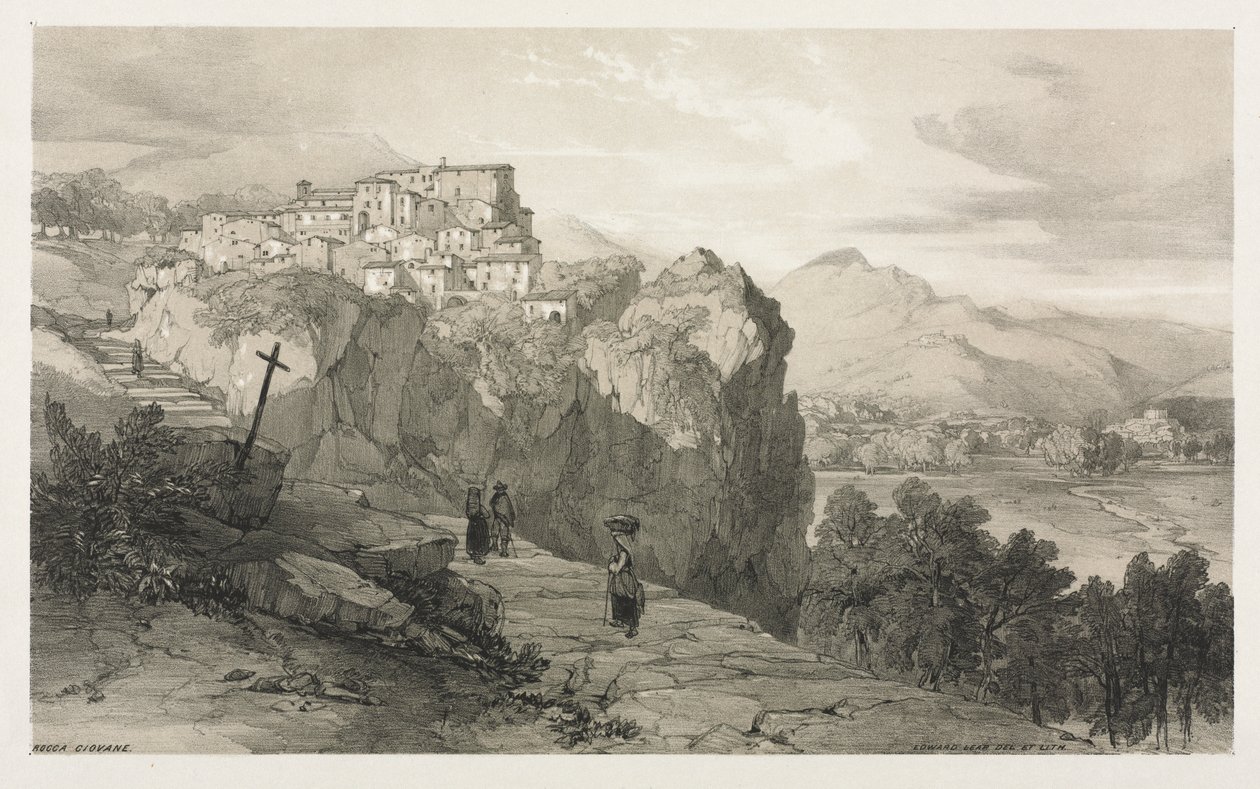 Rocca Giovane - Edward Lear