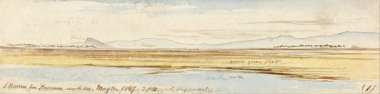 Saint-Marin de Ravenne - Edward Lear