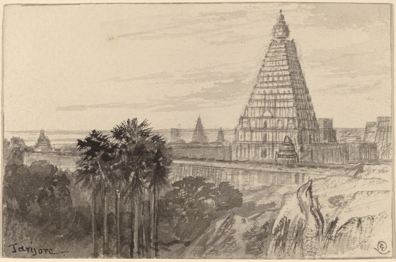 Tanjore, Inde - Edward Lear