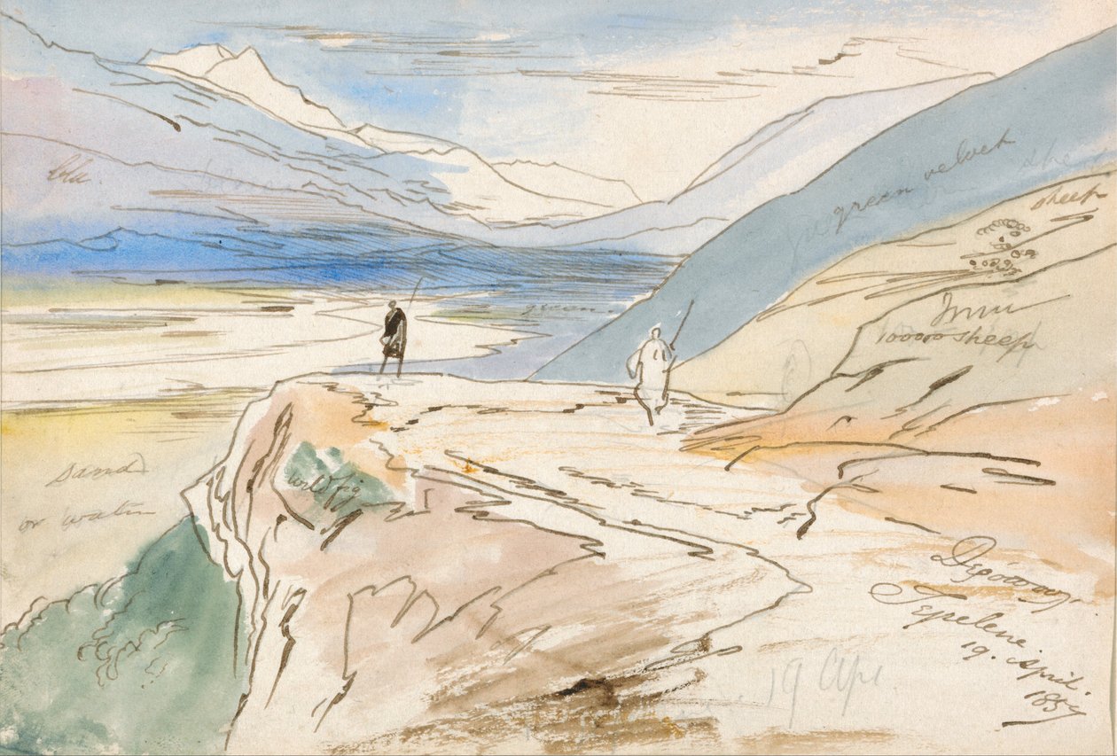 Tepelene, 19 avril 1857 - Edward Lear
