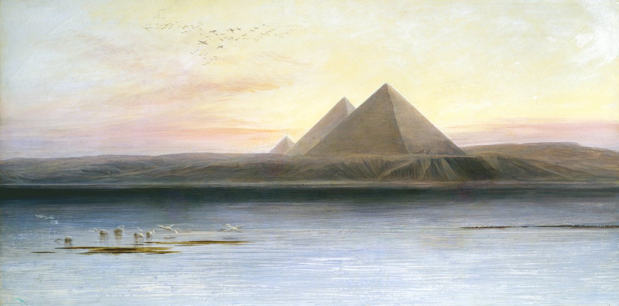 Les Pyramides de Gizeh - Edward Lear
