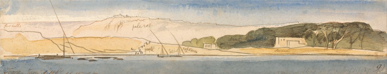 Toara, 11 h 15, 1er janvier 1867 (9) - Edward Lear