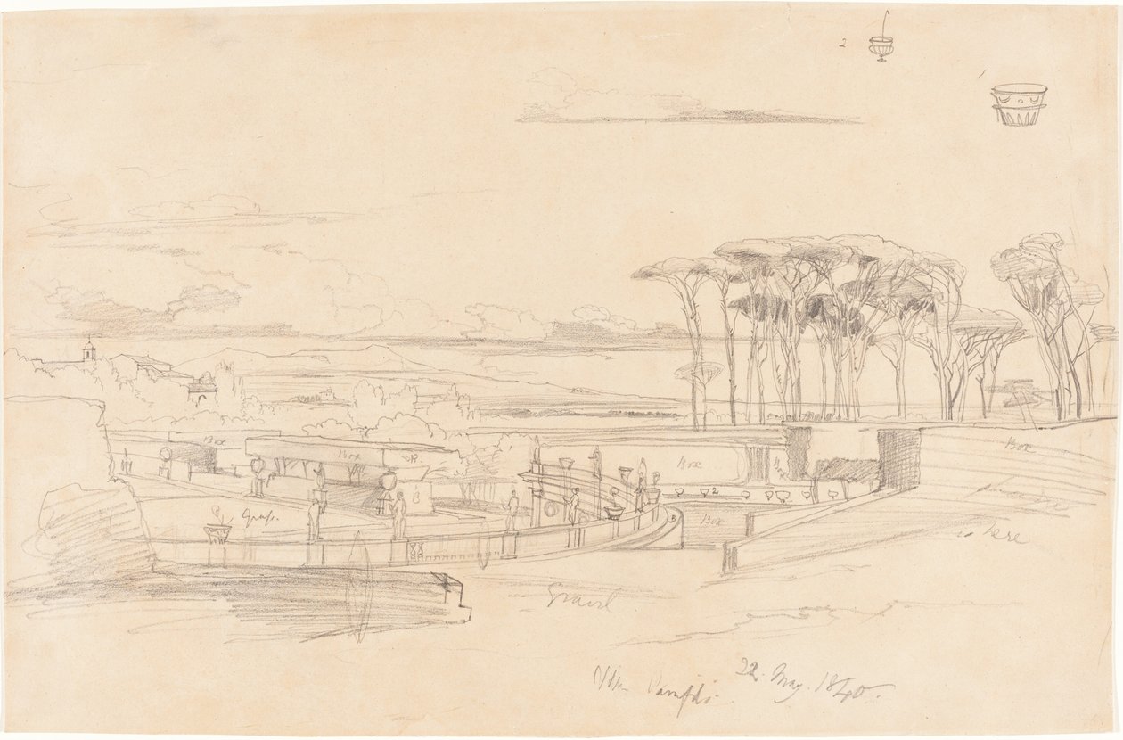 Villa Pamphili - Edward Lear