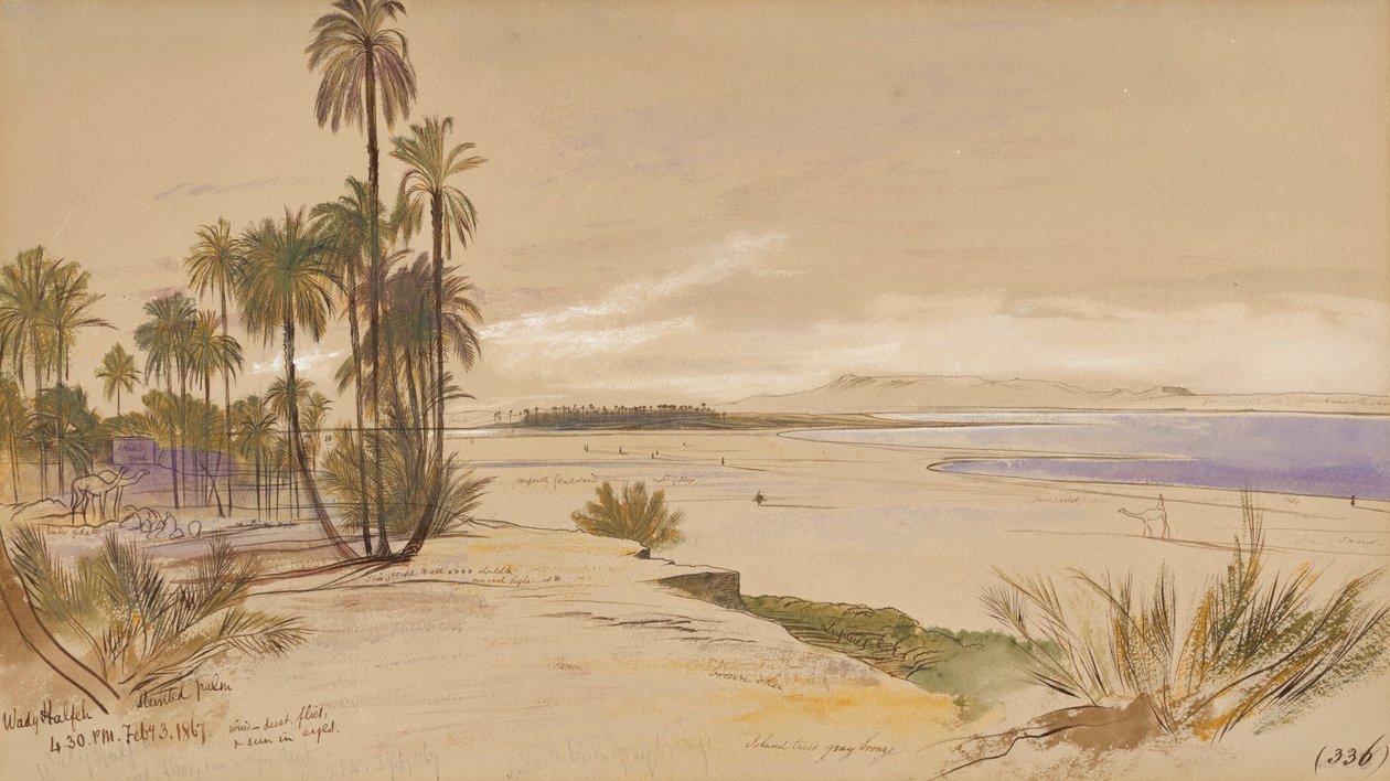 Wadi Halfa, Soudan - Edward Lear