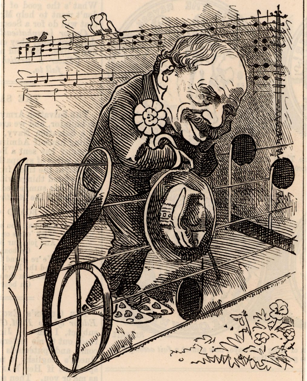 Caricature de Julius Benedict - Edward Linley Sambourne
