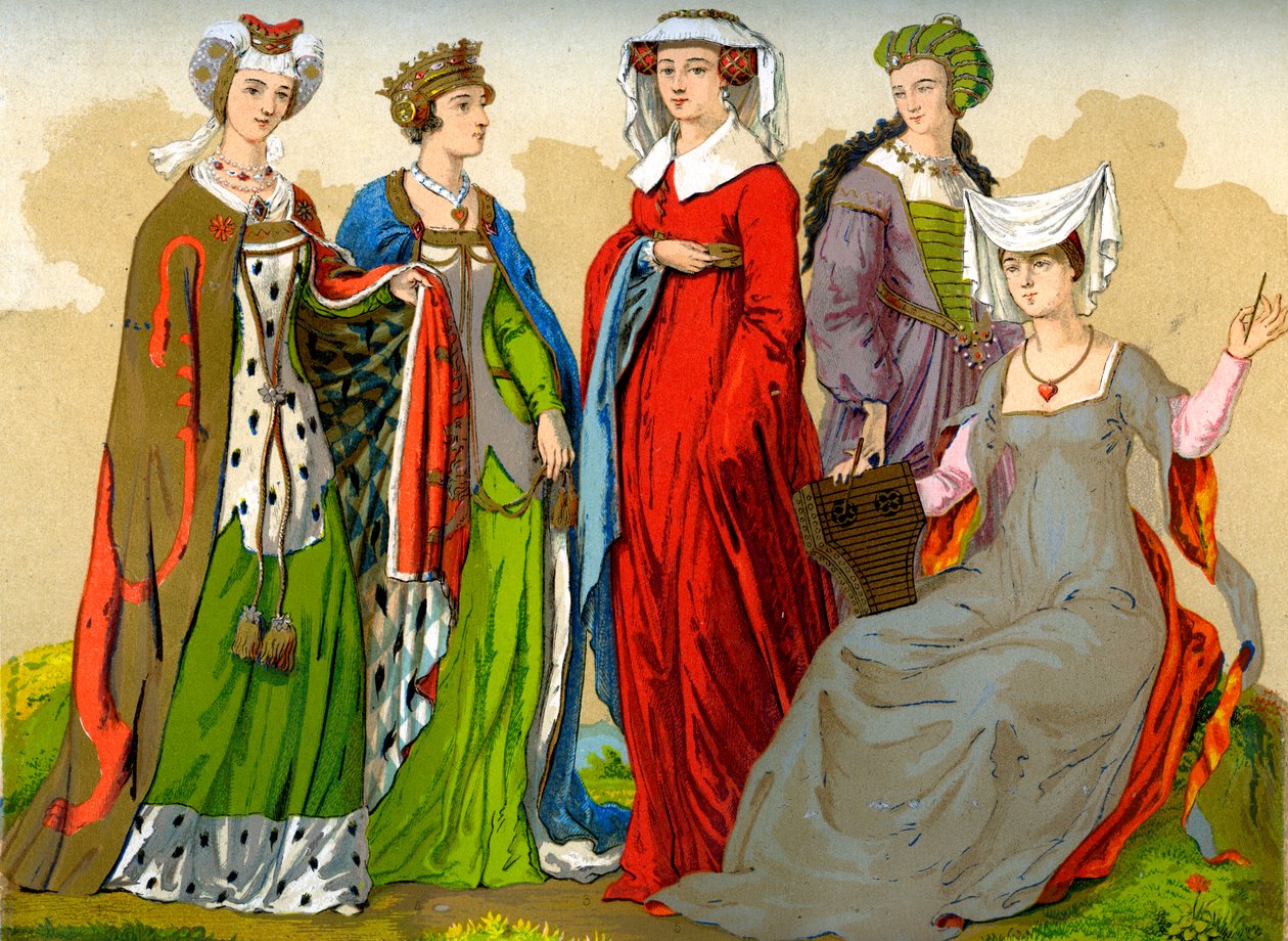 Nobles dames anglaises, 15e-16e siècle 1849 - Edward May