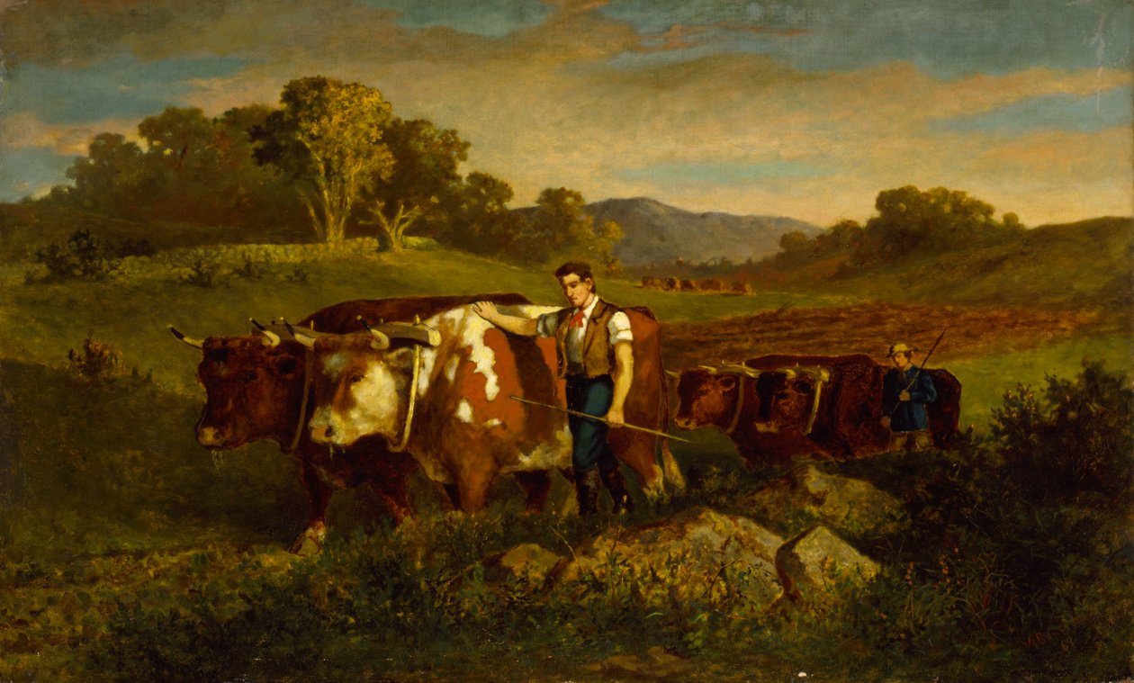 Bergers avec des vaches, 1869 - Edward Mitchell Bannister