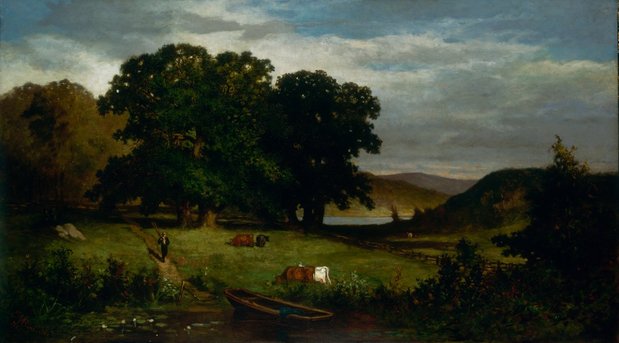 Chênes, 1876 - Edward Mitchell Bannister