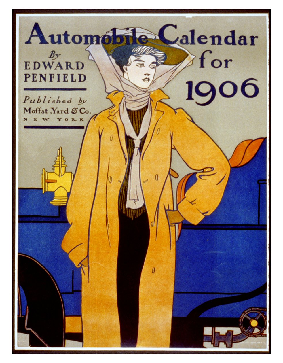 Calendrier automobile pour 1906 - Edward Penfield