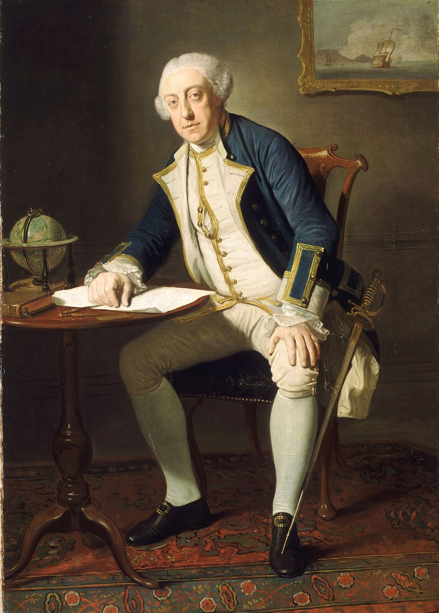 Capitaine Philip Affleck (1726-99) - Edward Penny
