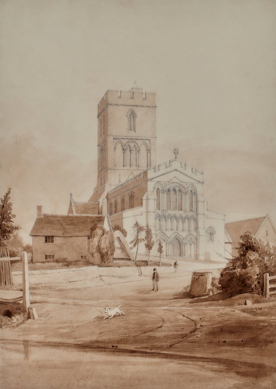 Cathédrale et figure - Edward Pretty