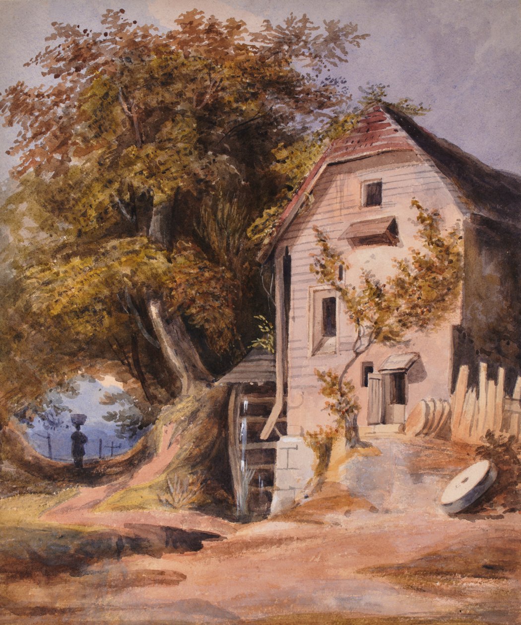 Paysage avec moulin à eau - Edward Pretty