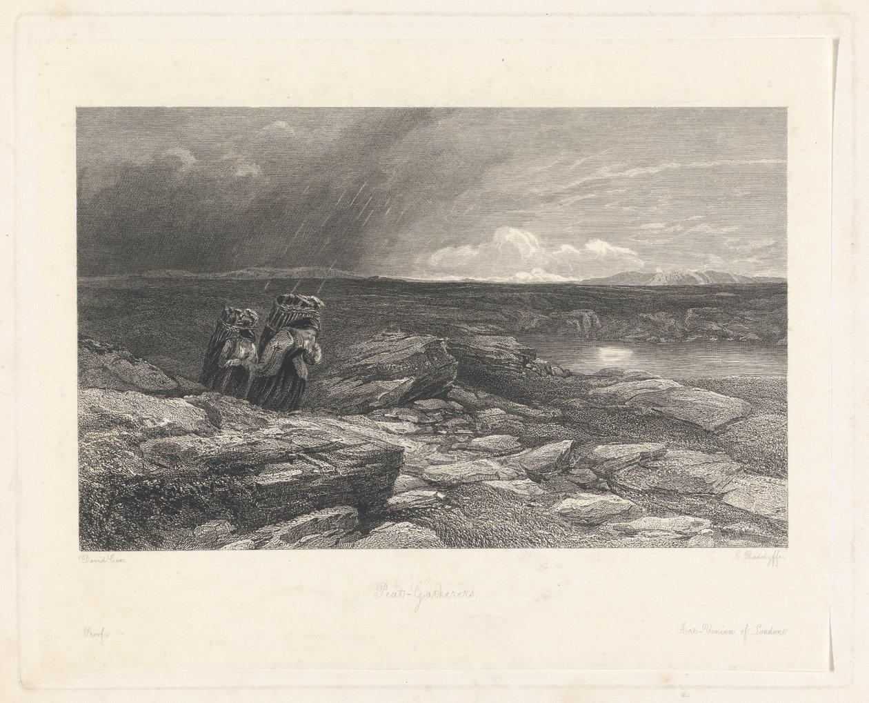 Ramasseurs de tourbe - Edward Radclyffe