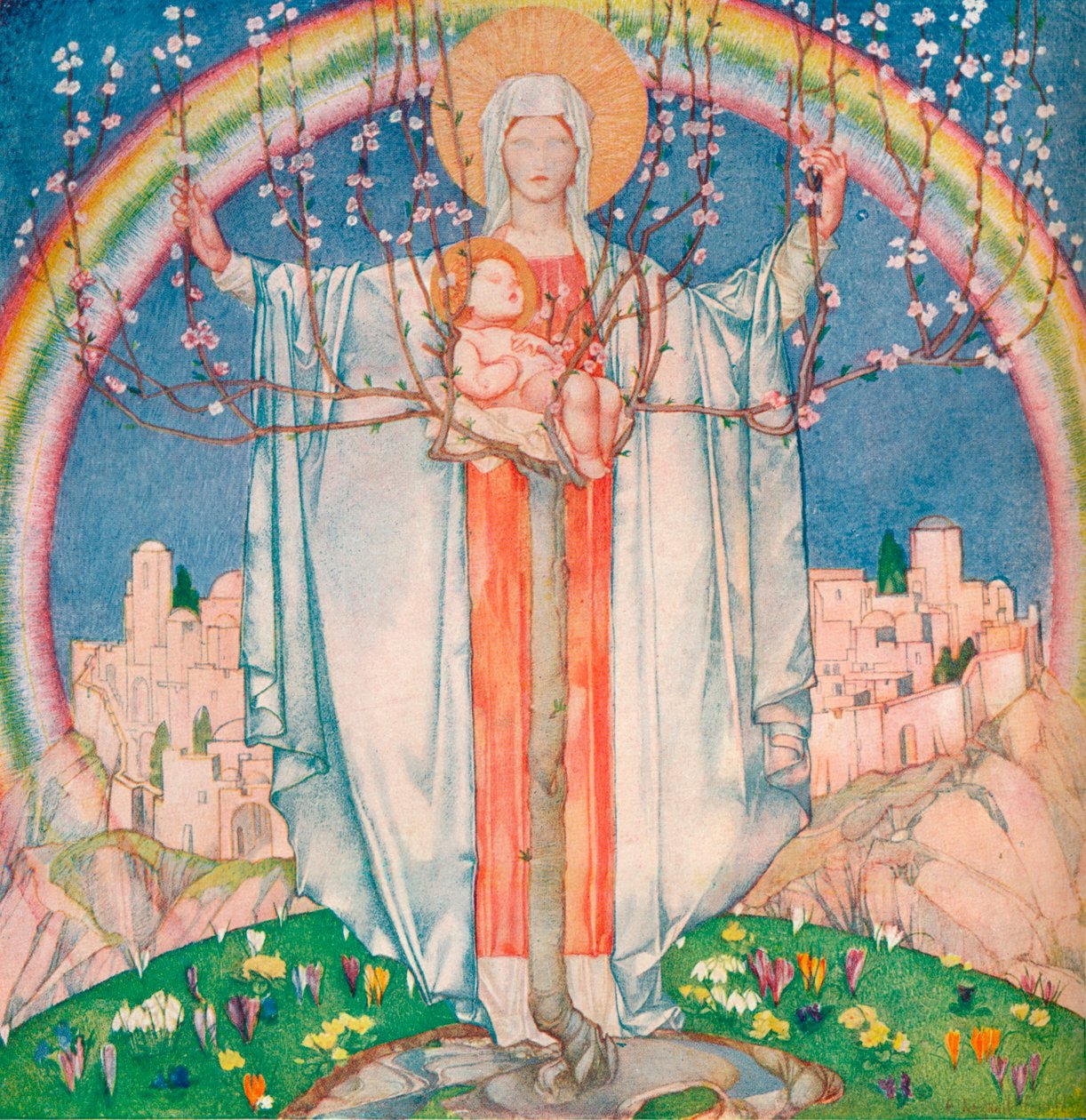 La Madonna Di Promessa, vers 1890-1914, 1914 - Edward Reginald Frampton