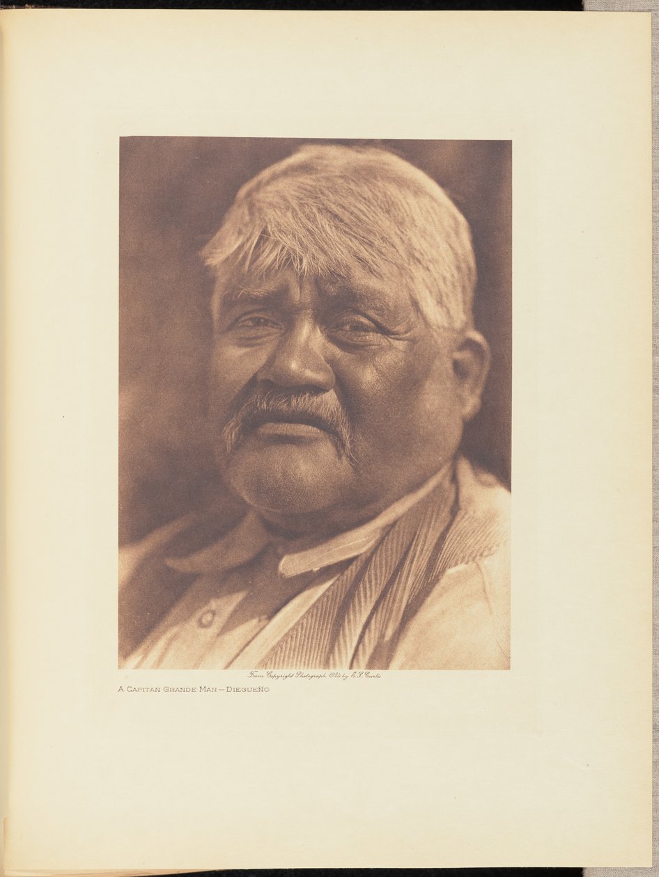 Captain Big Man - Diegueño - Edward S. Curtis