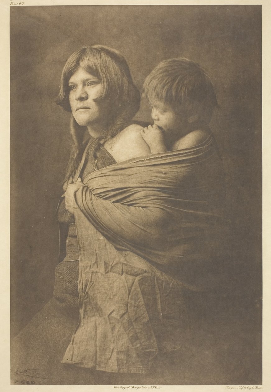Une Mère Hopi - Edward S. Curtis