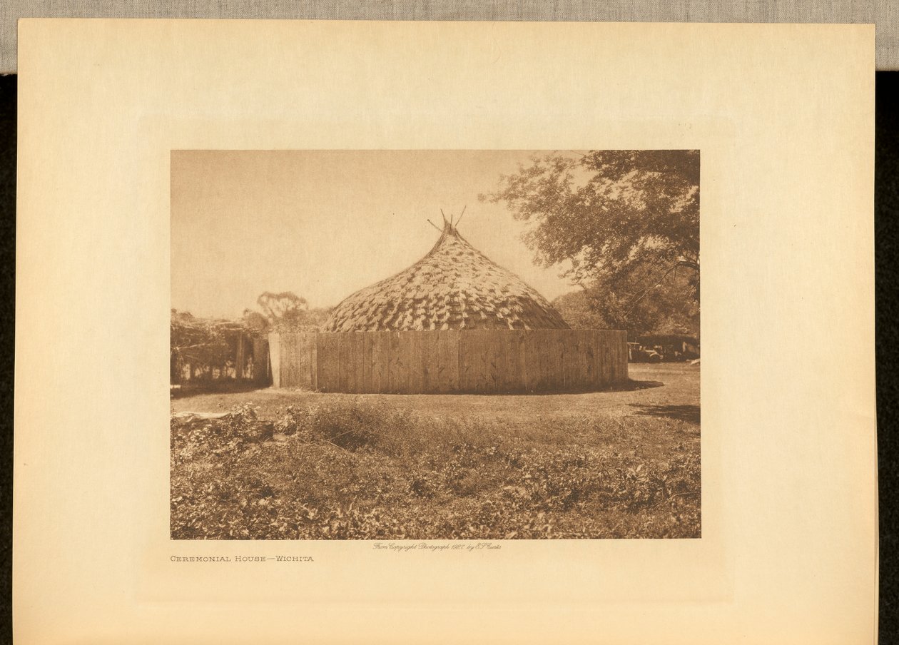 Maison de cérémonie - Wichita - Edward S. Curtis