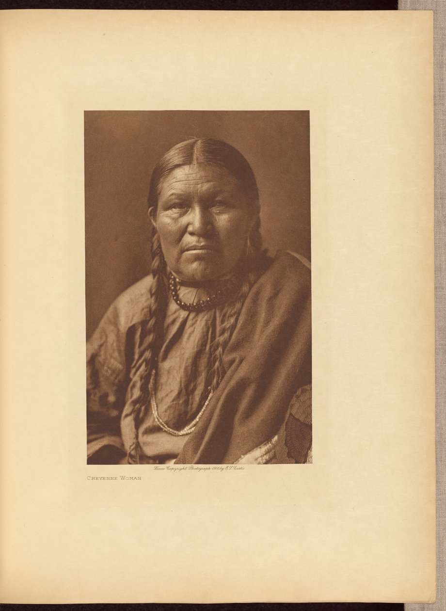 Femme Cheyenne - Edward S. Curtis