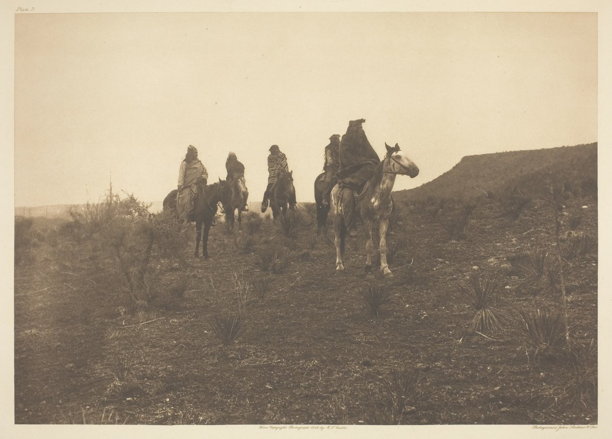 Nomades du désert - Apache - Edward S. Curtis