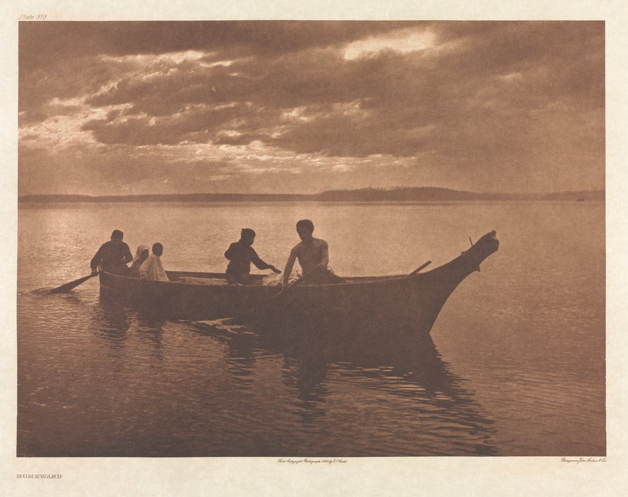 Portfolio IX, Planche 318: Retour à la maison - Edward S. Curtis
