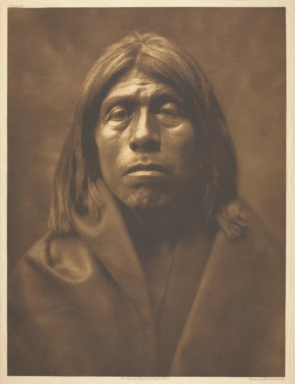 Quniáika - Mohave - Edward S. Curtis