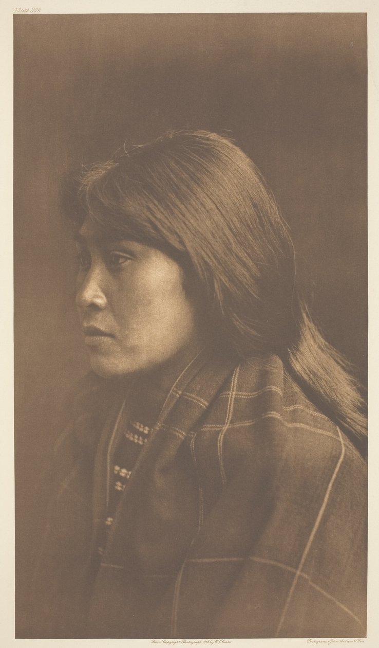 La fille de Suquamish - Edward S. Curtis