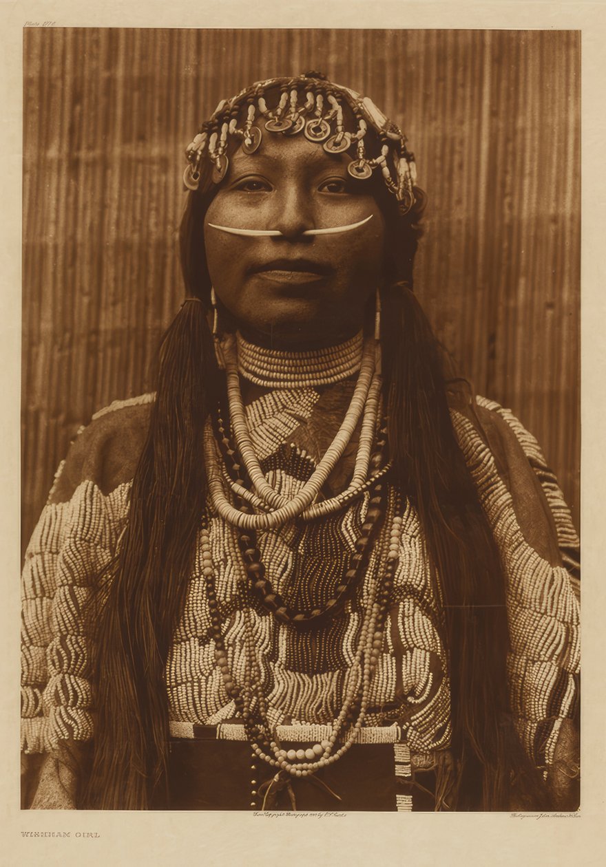 Fille de Wishham - Edward S. Curtis