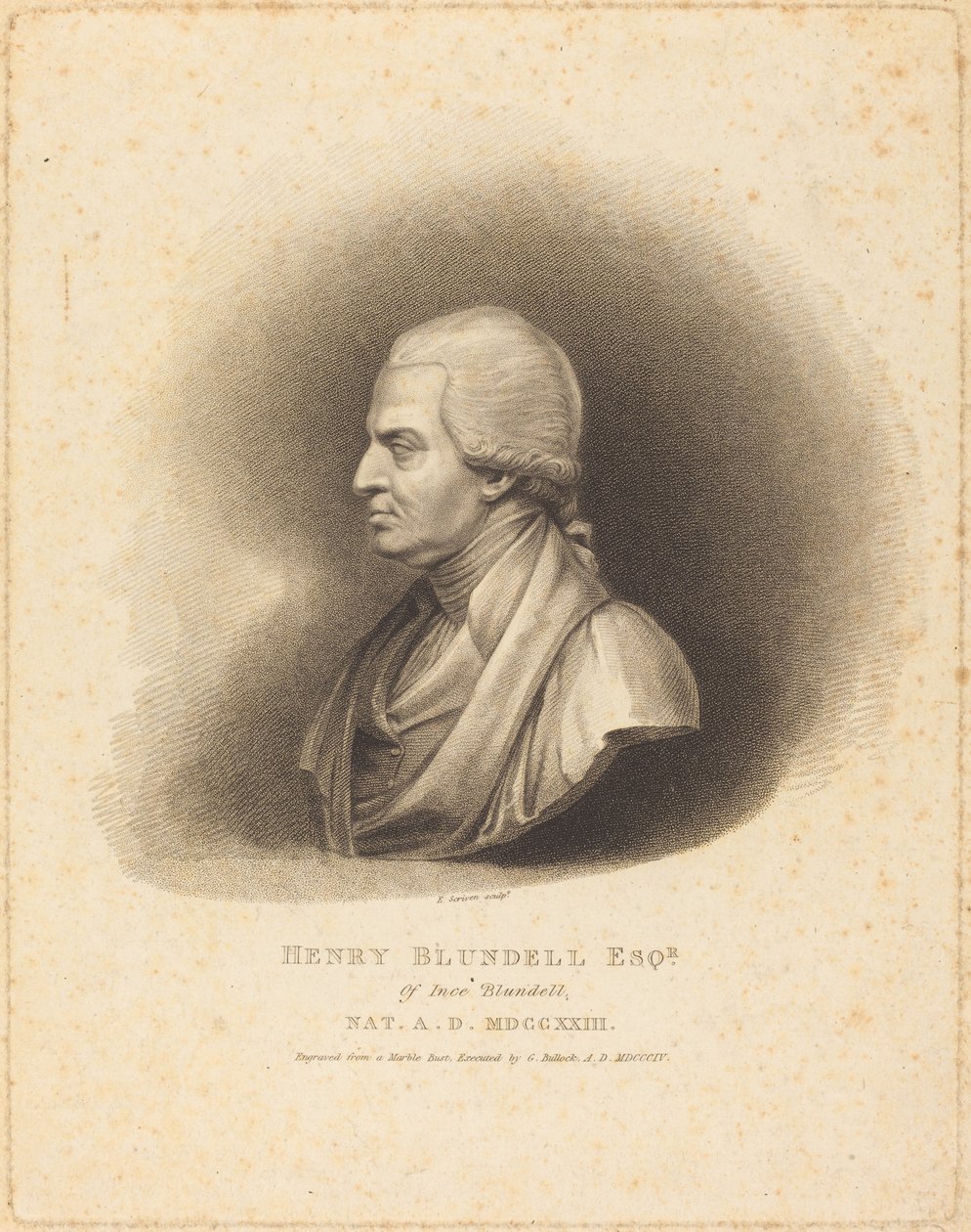 Henry Blundell - Edward Scriven after George Bullock