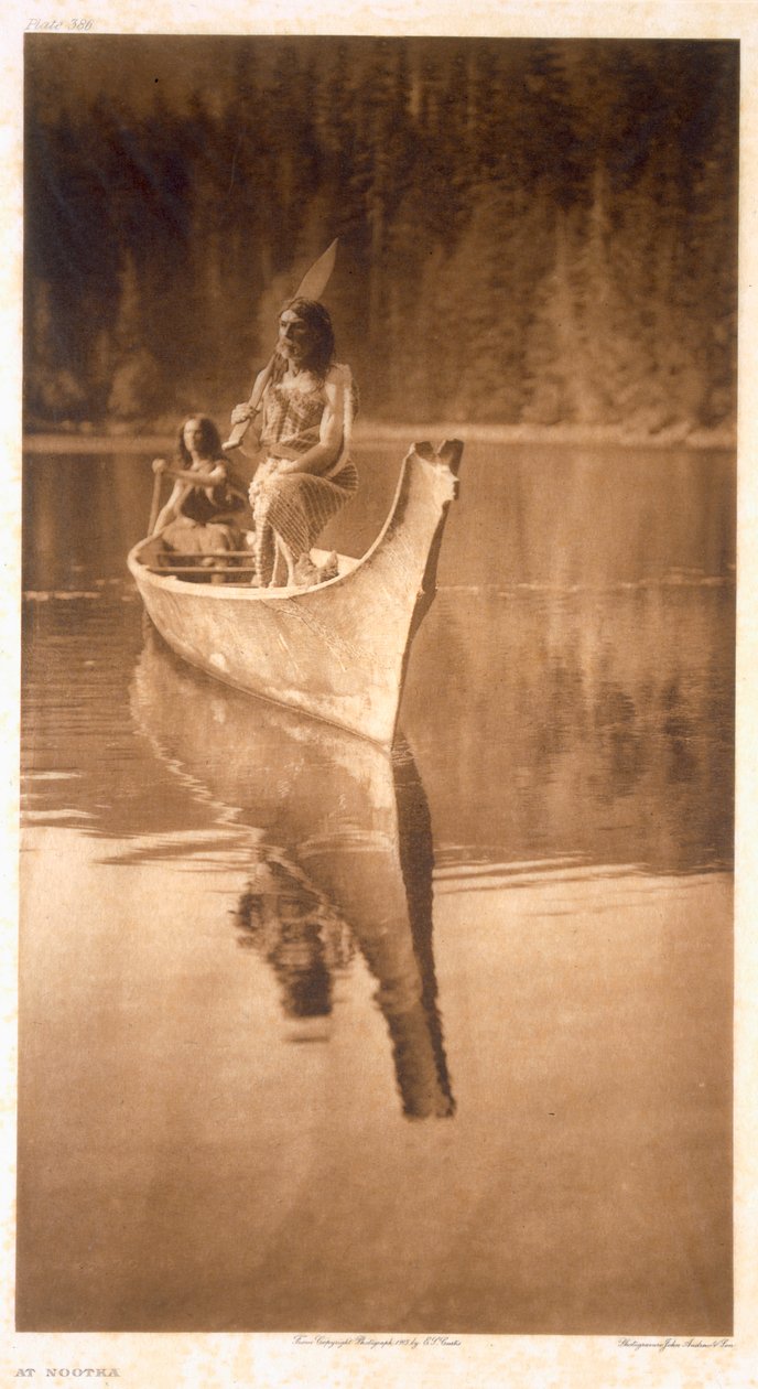 À Nootka - Edward Sheriff (after) Curtis