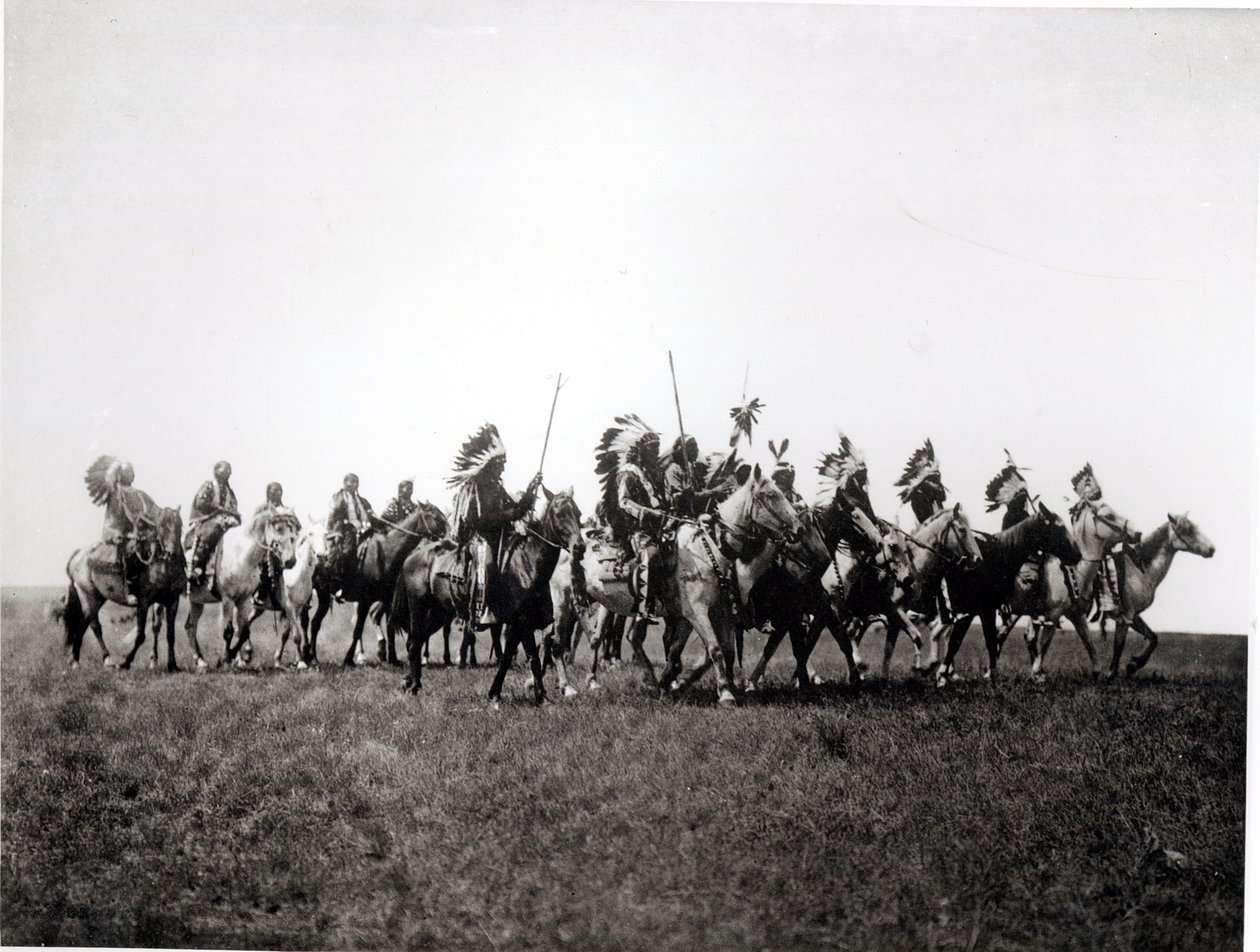 Partie de guerre Brûlée - Edward Sheriff Curtis