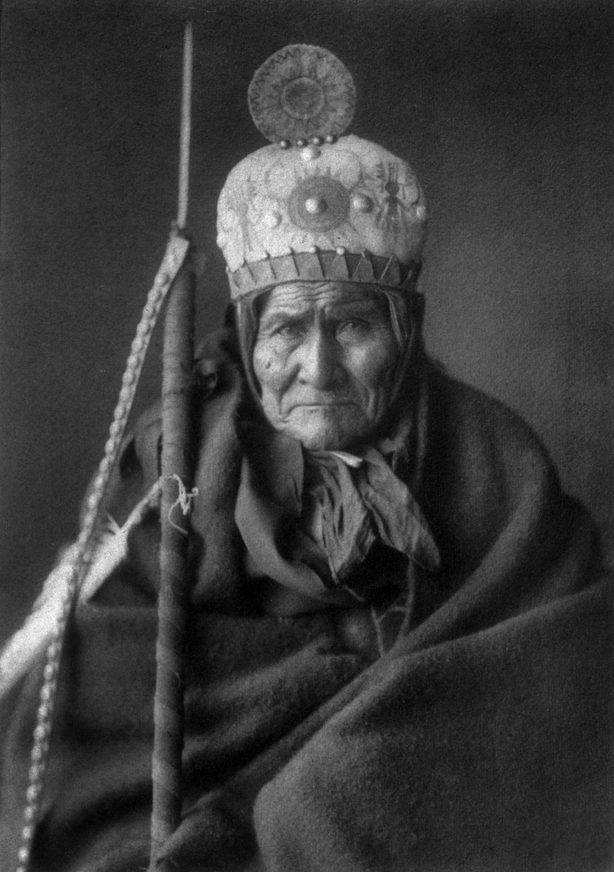 Geronimo (1829-1909), chef Apache - Edward Sheriff Curtis