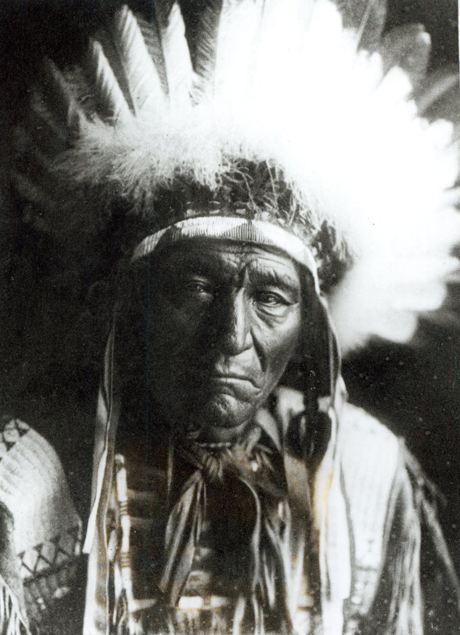 Plume de Fer - Ogalala, Amérindien - Edward Sheriff Curtis