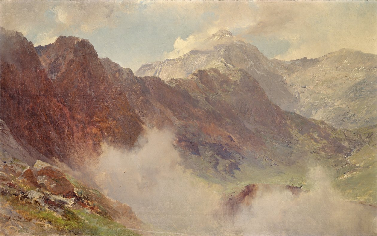Le Fer à Cheval de Snowdon, 1908 - Edward Theodore Compton
