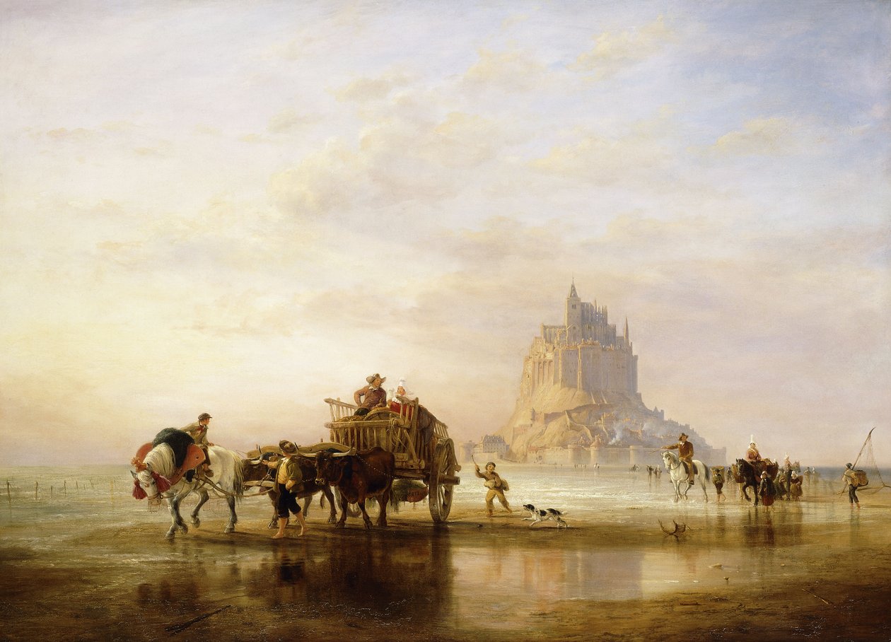 Mont St. Michel, 1840 - Edward William Cooke